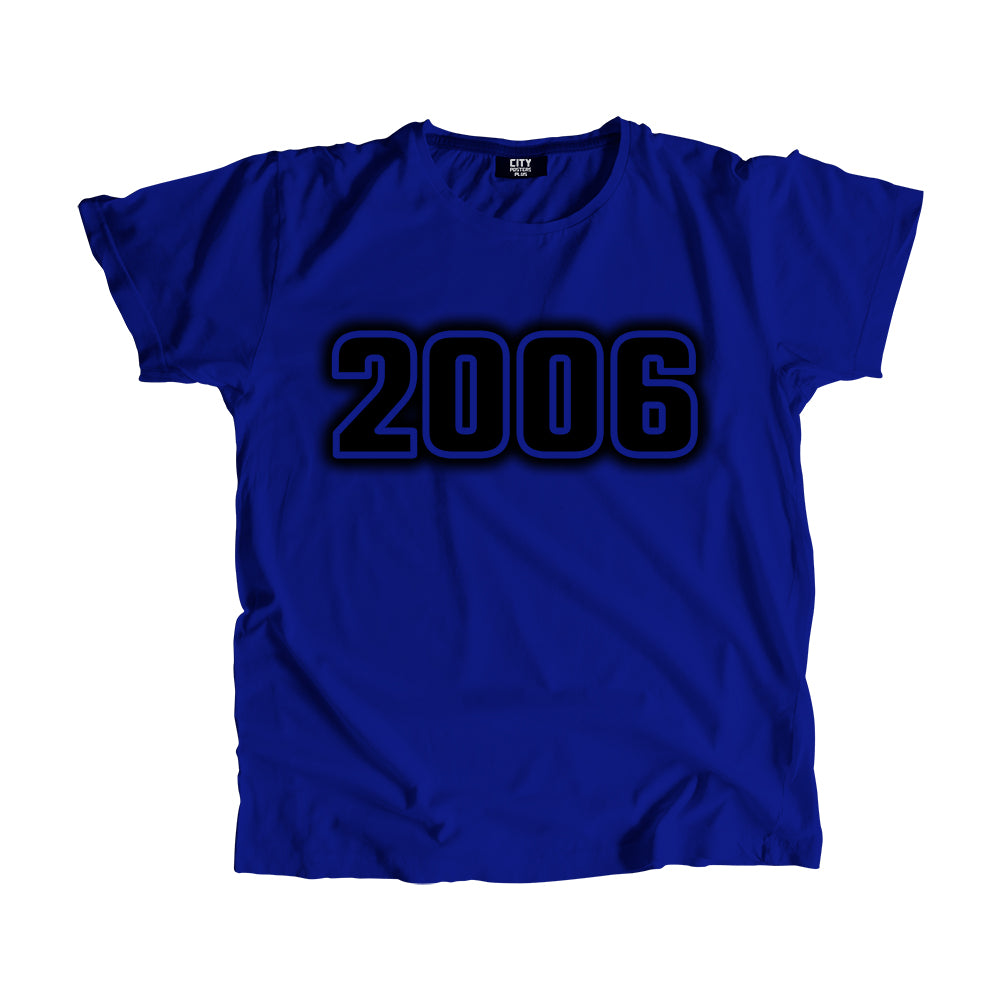 2006 Vintage Heritage Year Men Unisex T-Shirt (Royal Blue)