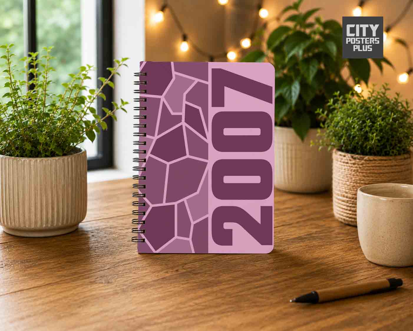 2007 Year Notebook (Light Pink)
