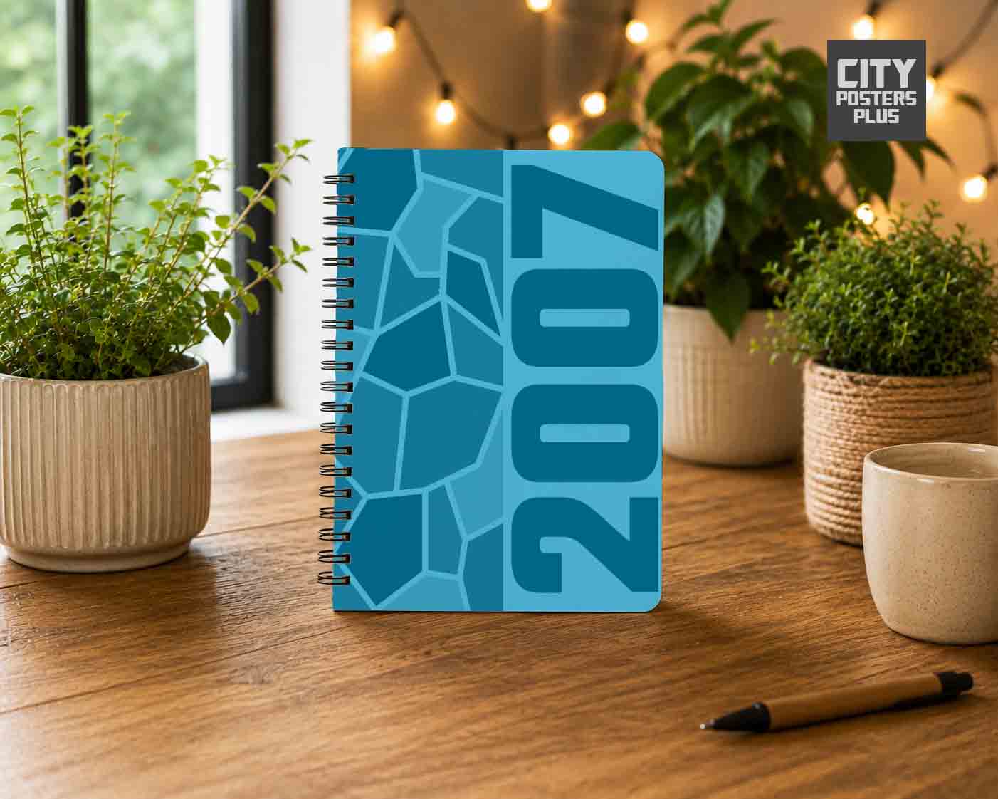 2007 Year Notebook (Sky Blue)