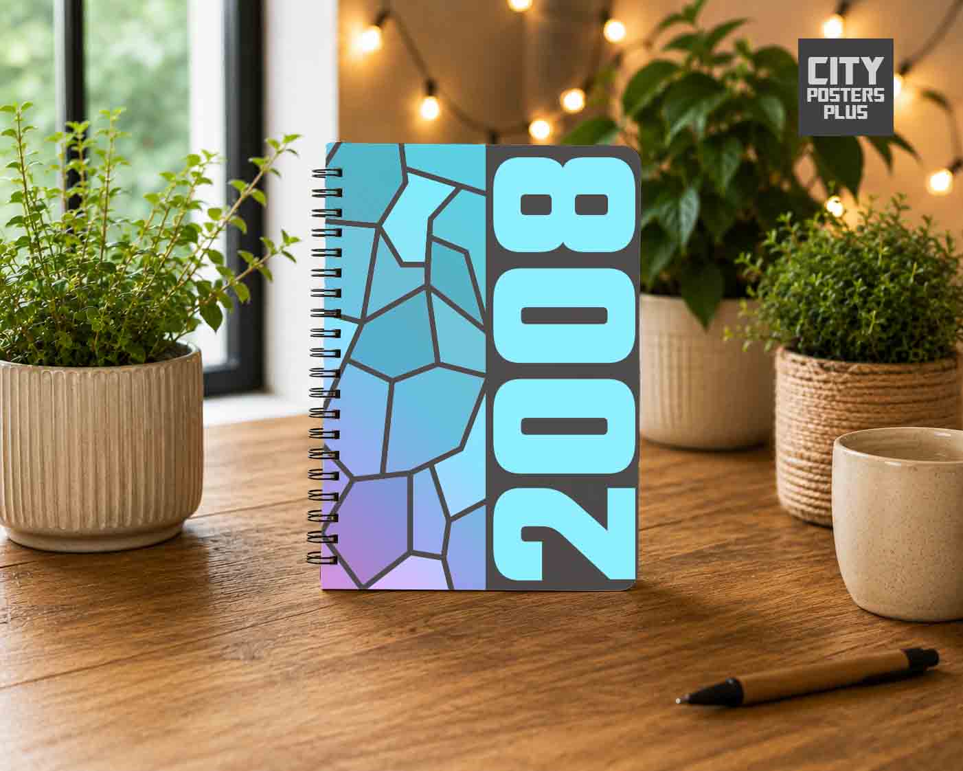 2008 Year Notebook (Charcoal Grey)