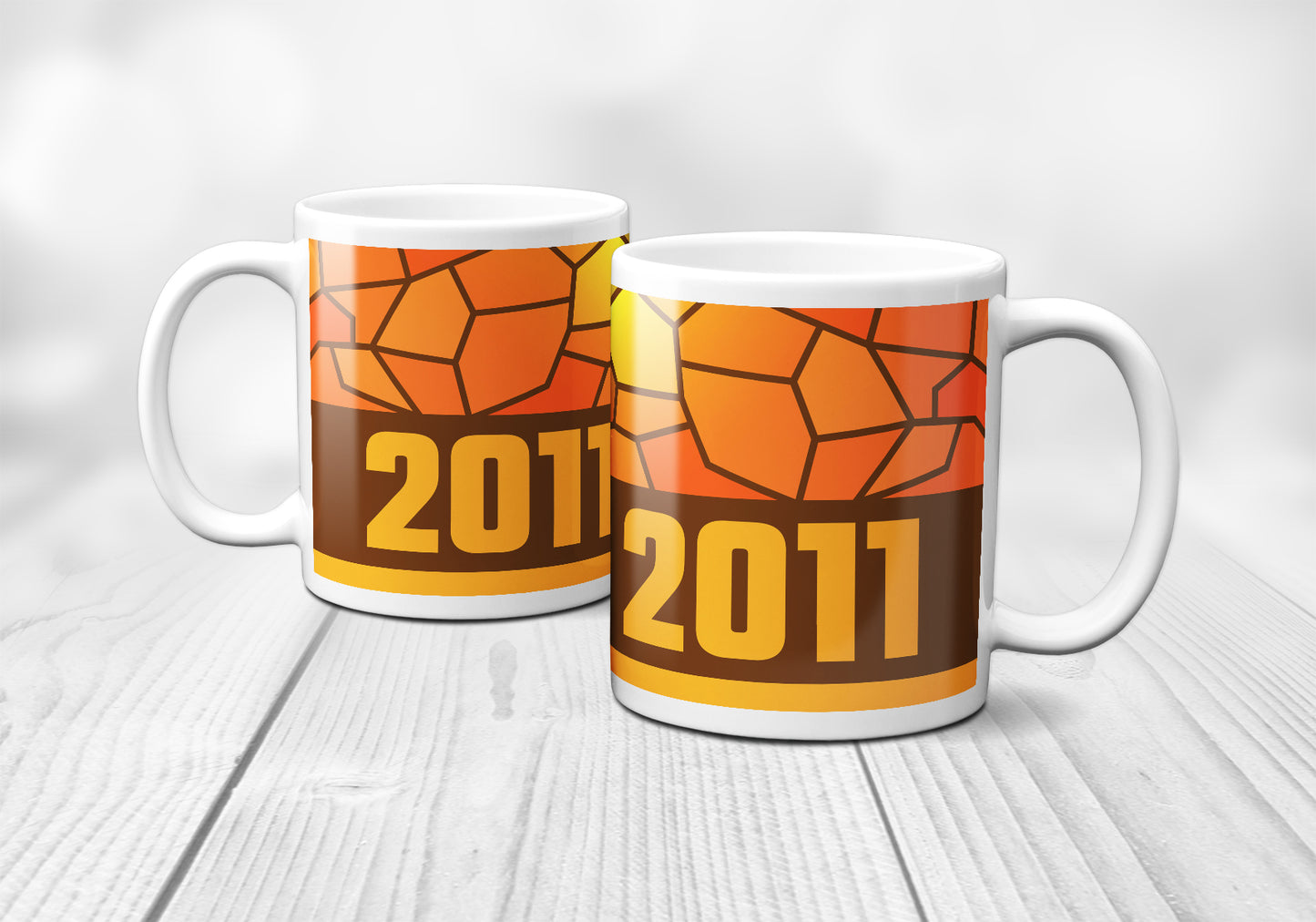 2011 Year Mug (11oz, Brown)