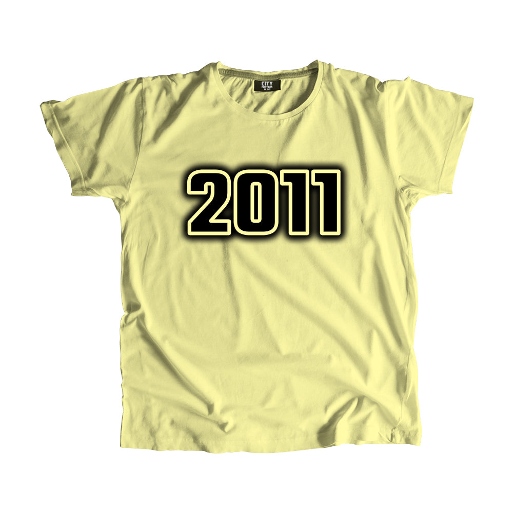 2011 Vintage Heritage Year Men Unisex T-Shirt (Butter Yellow)