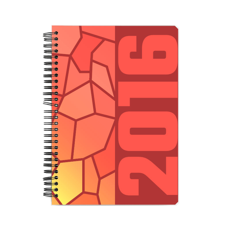 2016 Year Notebook (Red)