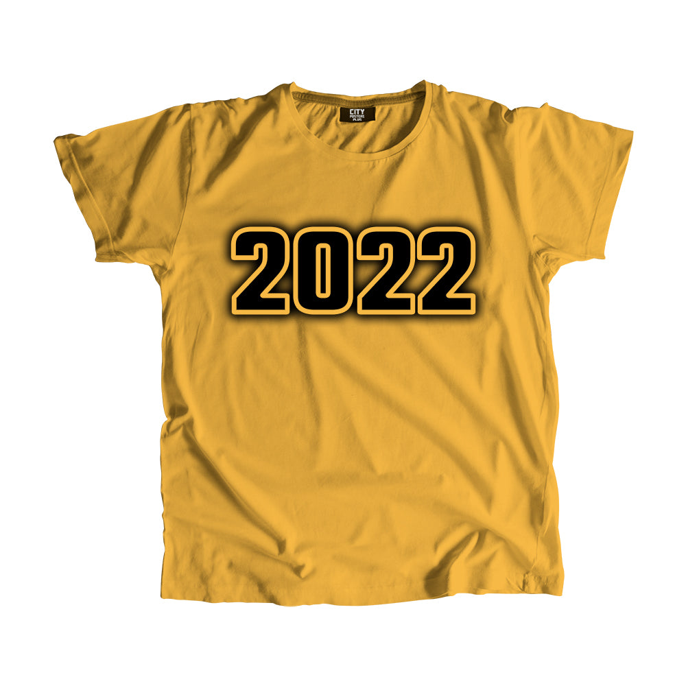 2022 Vintage Heritage Year Men Unisex T-Shirt (Golden Yellow)