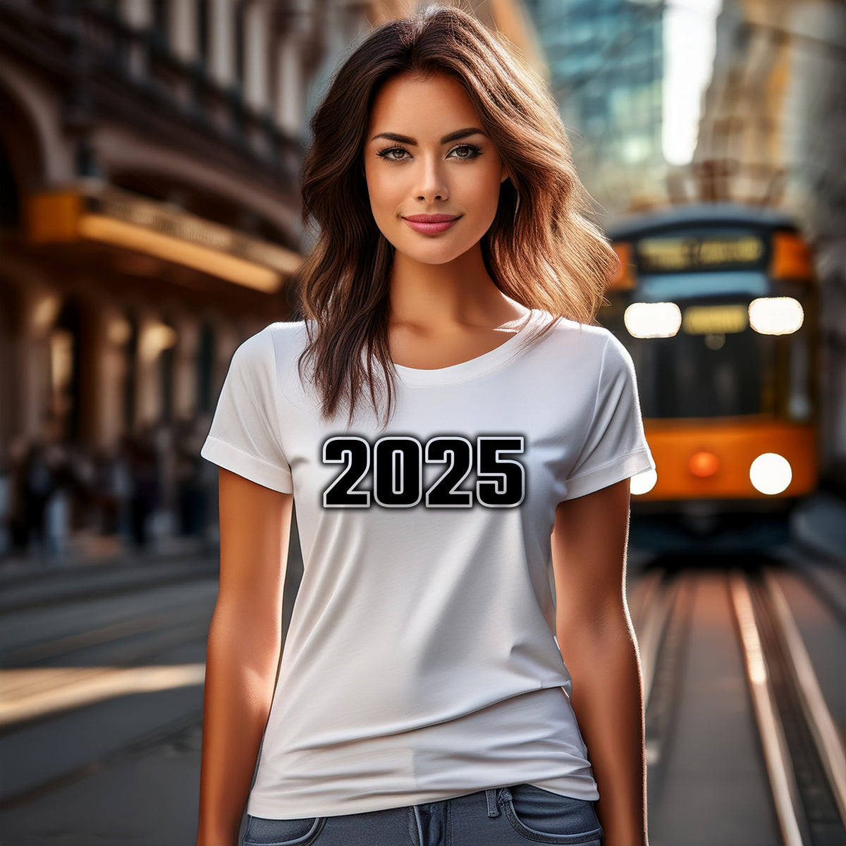2025 Women T-Shirt | Vintage Birth Year Shirt | City Posters Plus