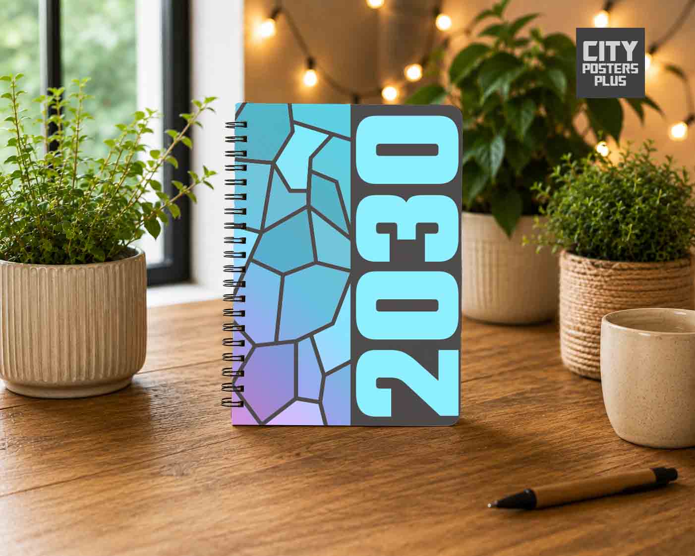 2030 Year Notebook (Charcoal Grey)
