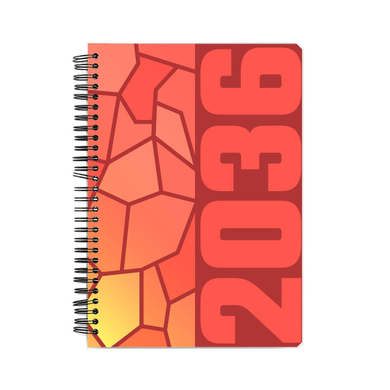 2036 Year Notebook (Red)