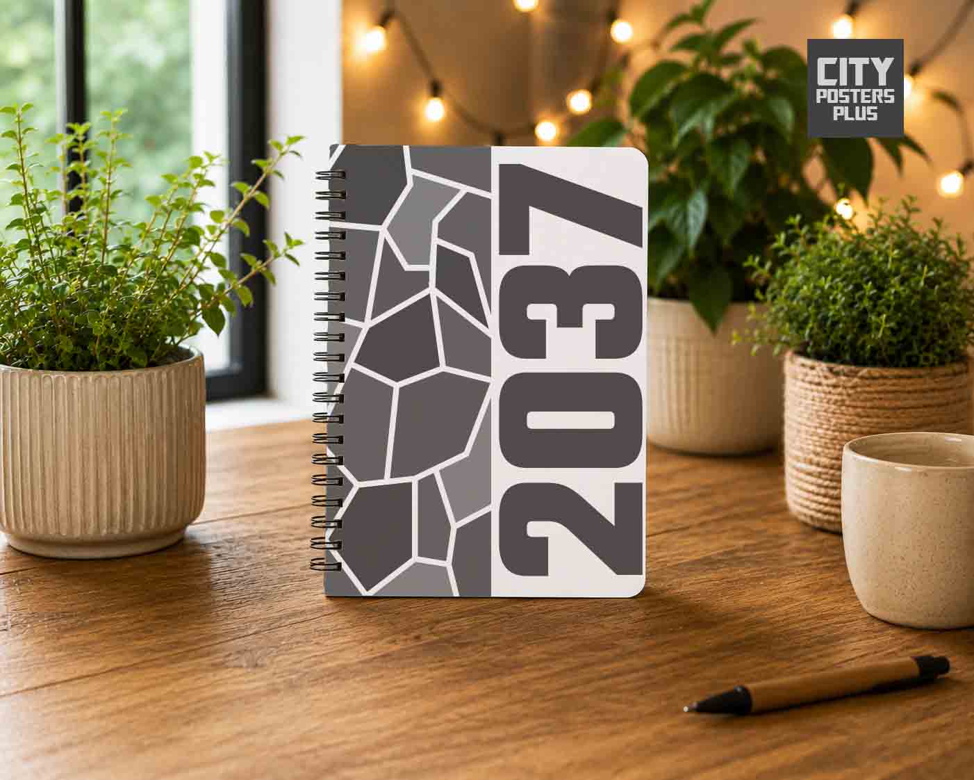 2037 Year Notebook (White)