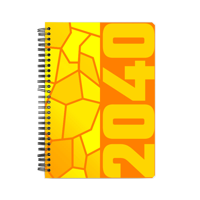 2040 Year Notebook (Orange)