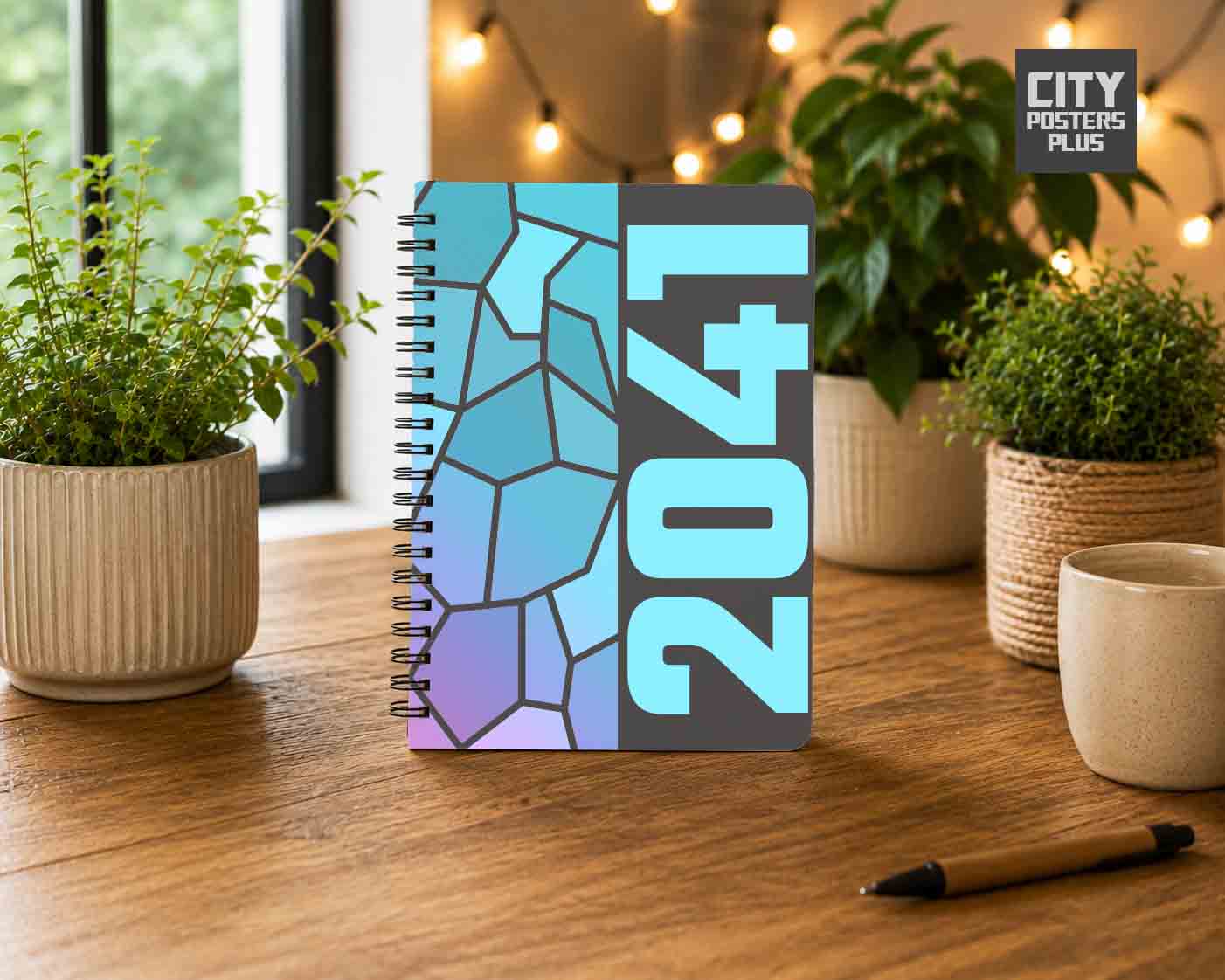 2041 Year Notebook (Charcoal Grey)