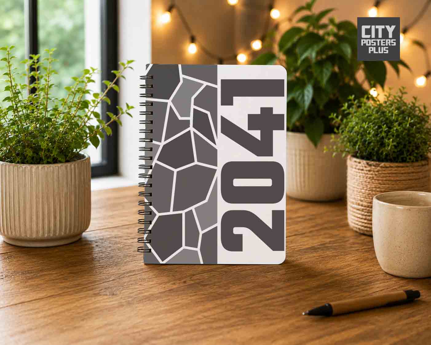 2041 Year Notebook (White)