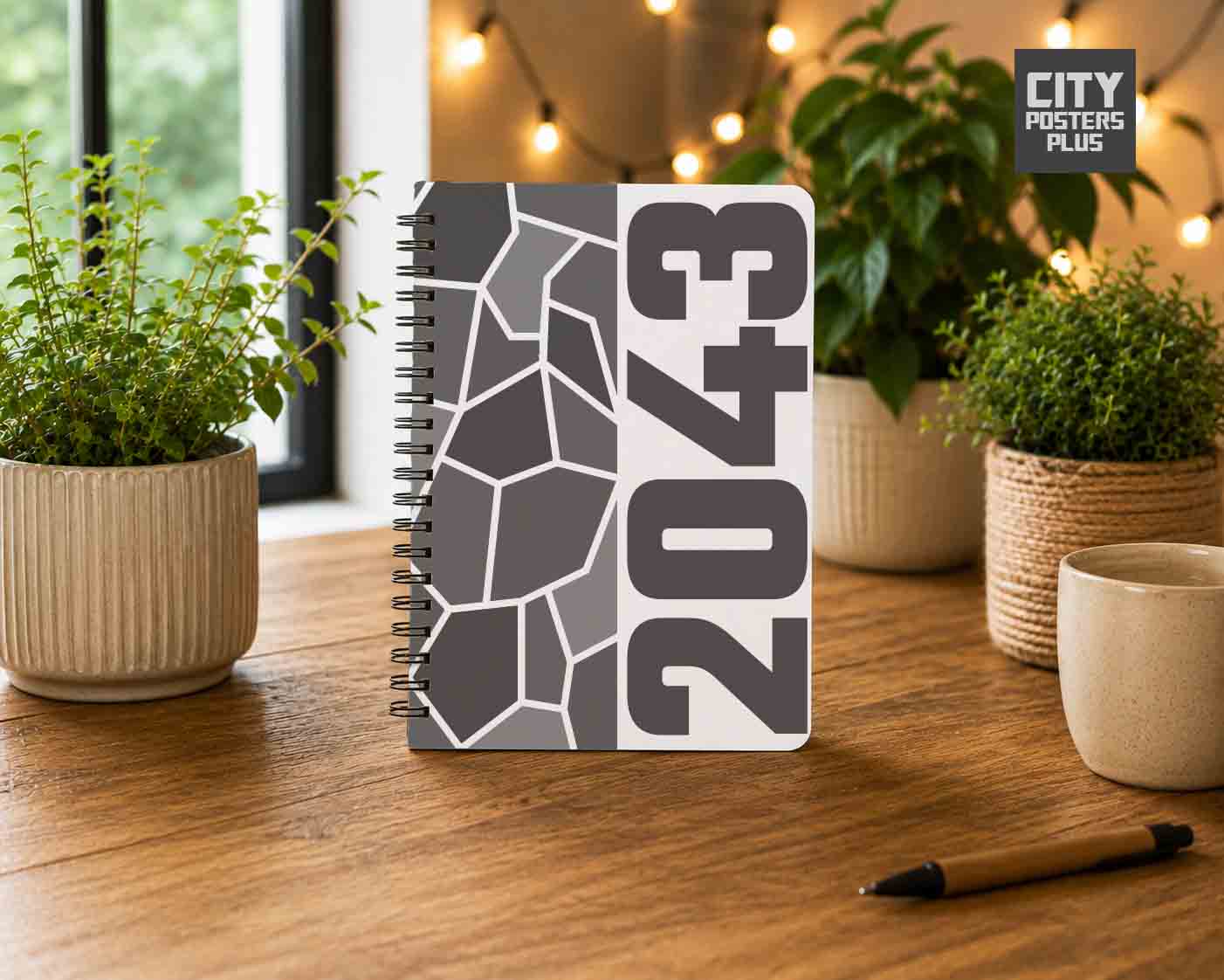 2043 Year Notebook (White)