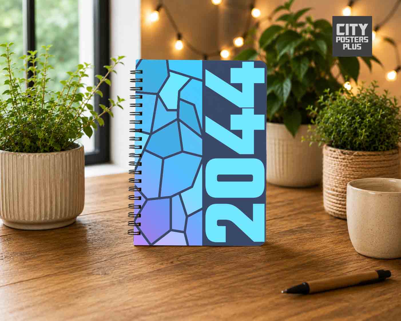 2044 Year Notebook (Navy Blue)