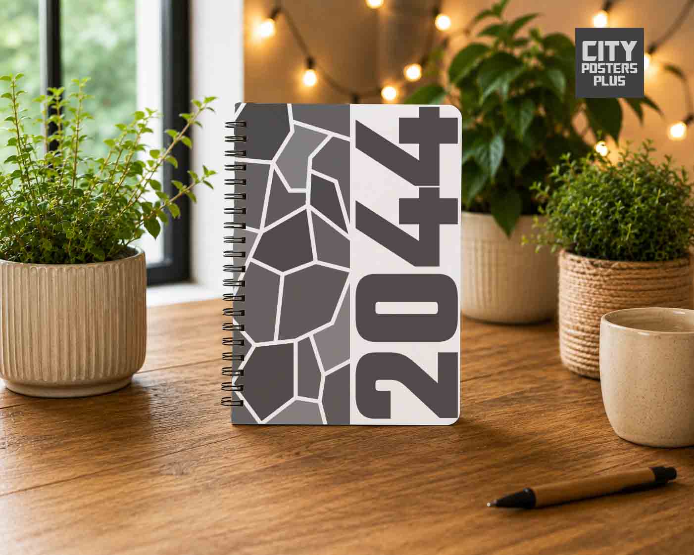 2044 Year Notebook (White)