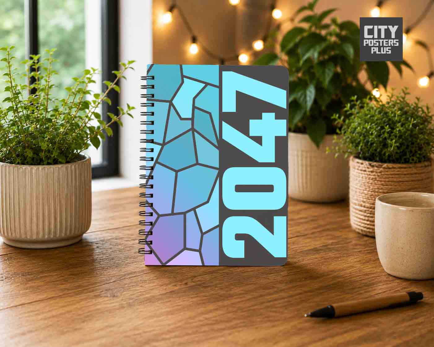 2047 Year Notebook (Charcoal Grey)