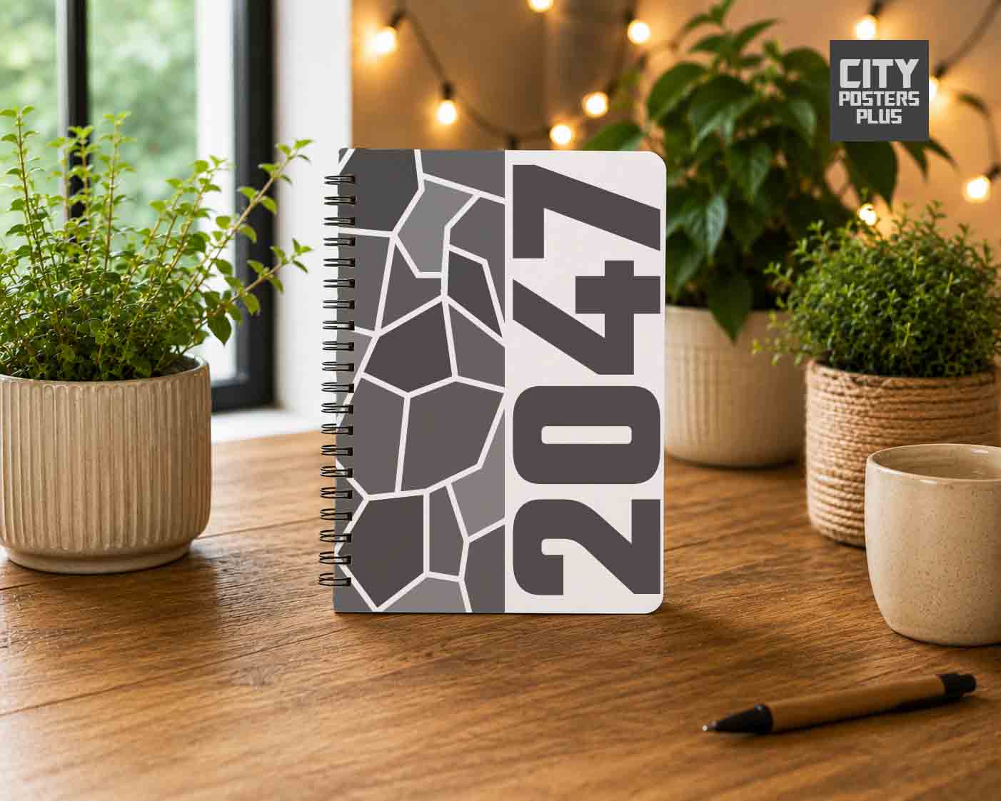 2047 Year Notebook (White)