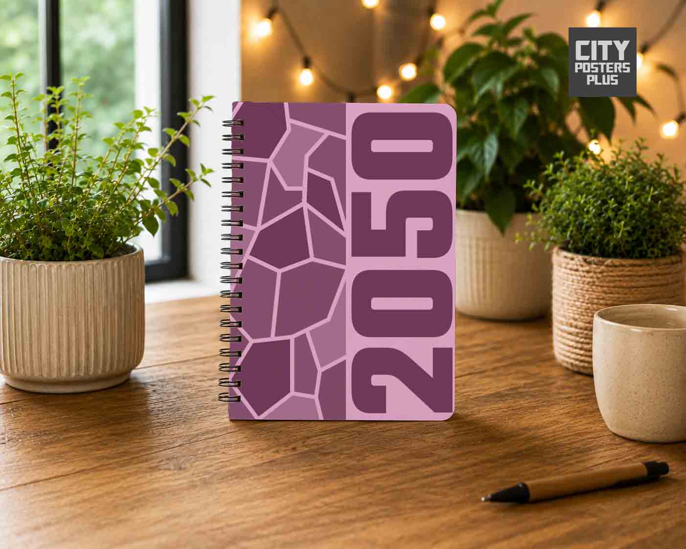 2050 Year Notebook (Light Pink)