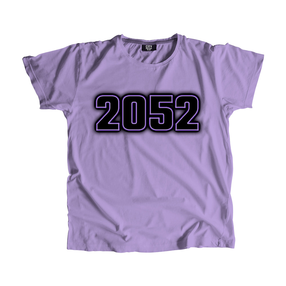 2052 Vintage Heritage Year Men Unisex T-Shirt (Iris Lavender)