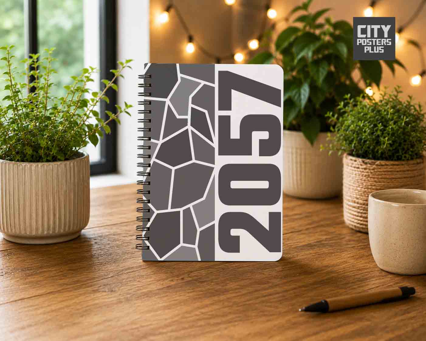 2057 Year Notebook (White)