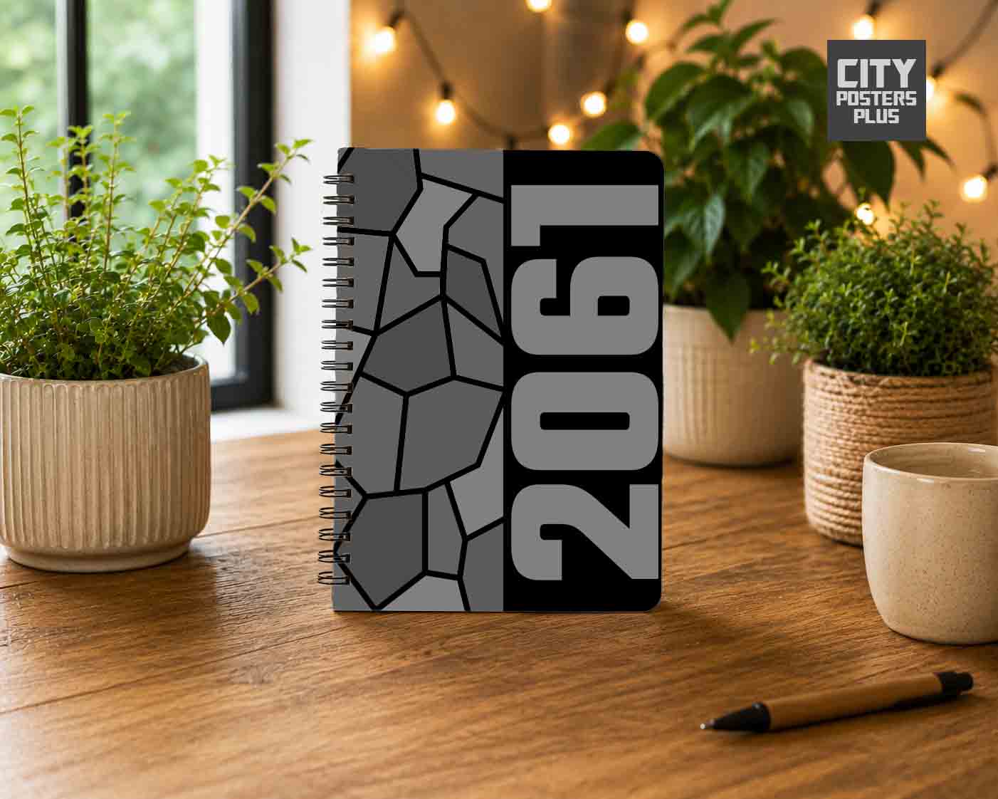 2061 Year Notebook (Black)