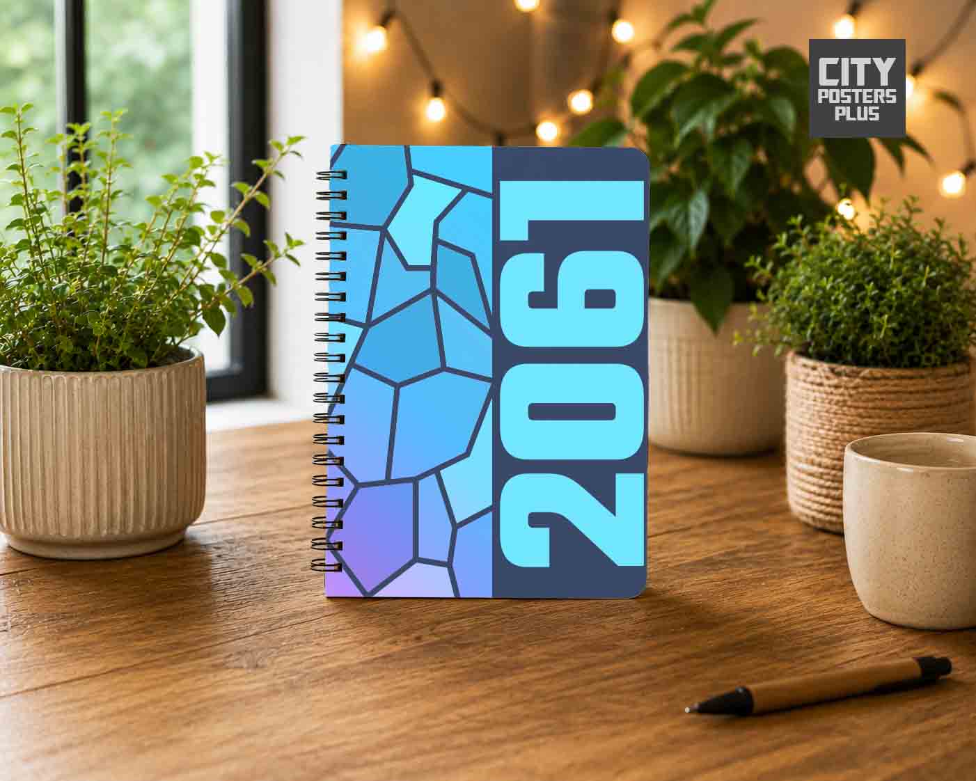 2061 Year Notebook (Navy Blue)
