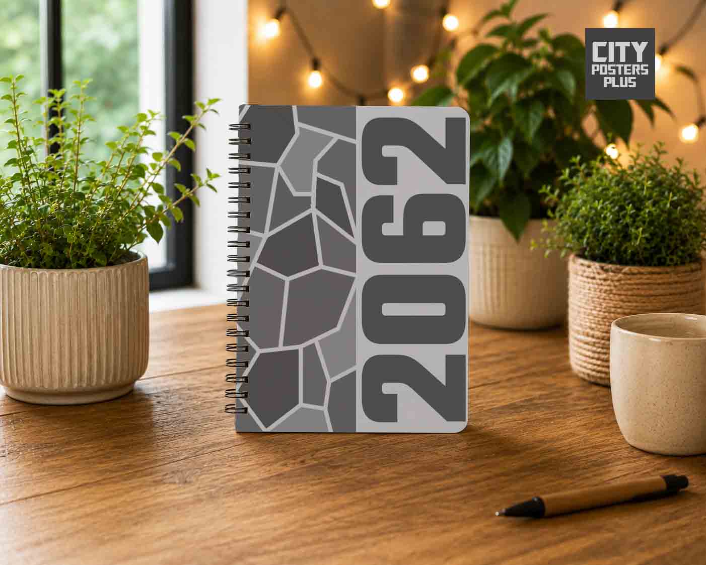 2062 Year Notebook (Melange Grey)