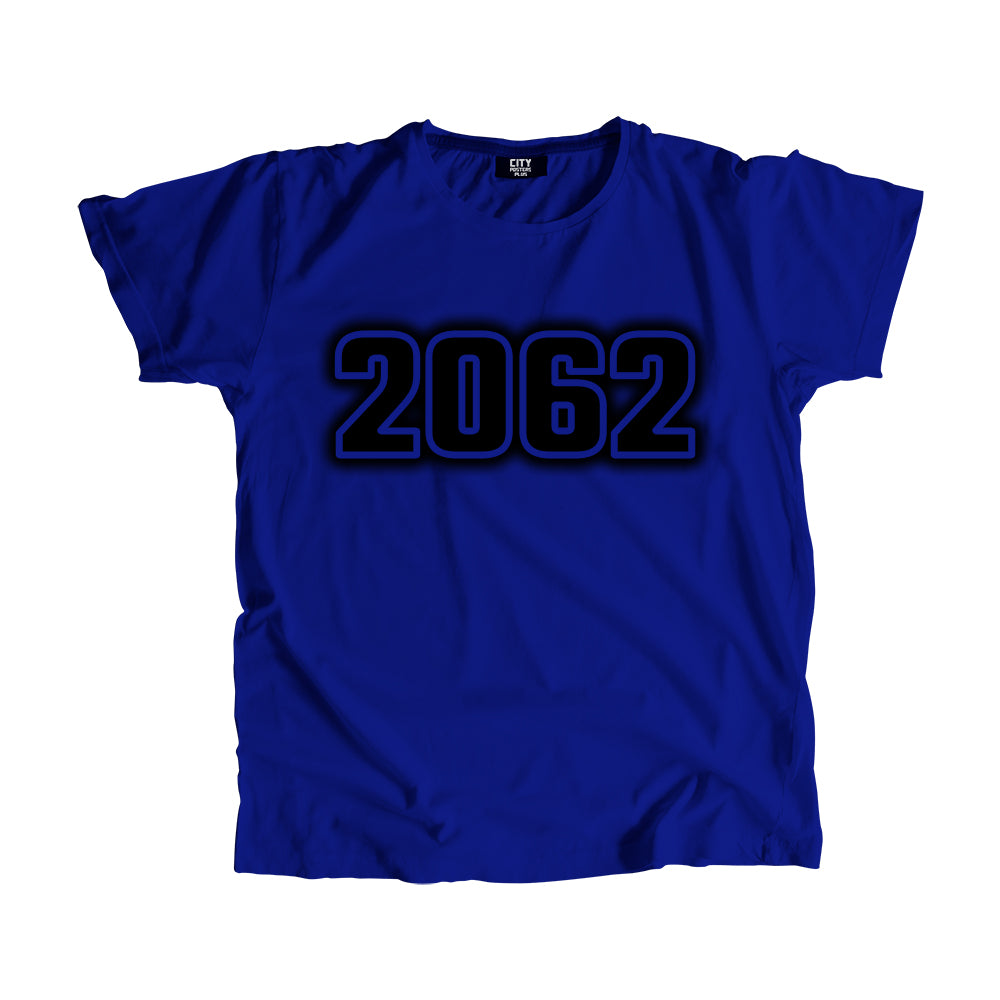 2062 Vintage Heritage Year Men Unisex T-Shirt (Royal Blue)
