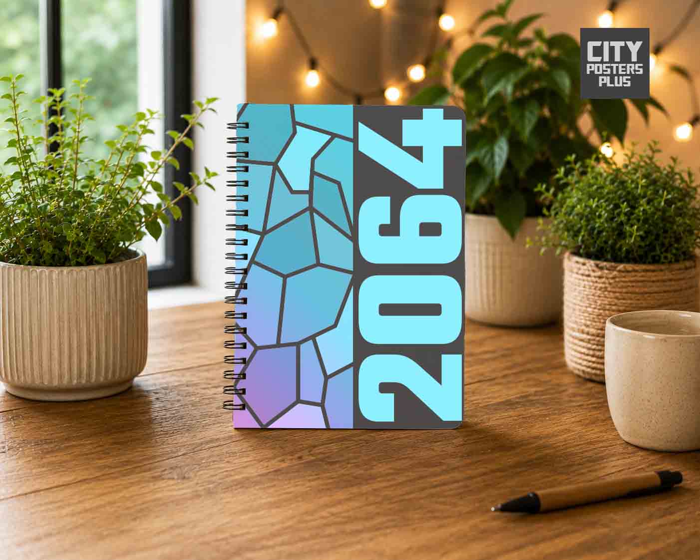 2064 Year Notebook (Charcoal Grey)
