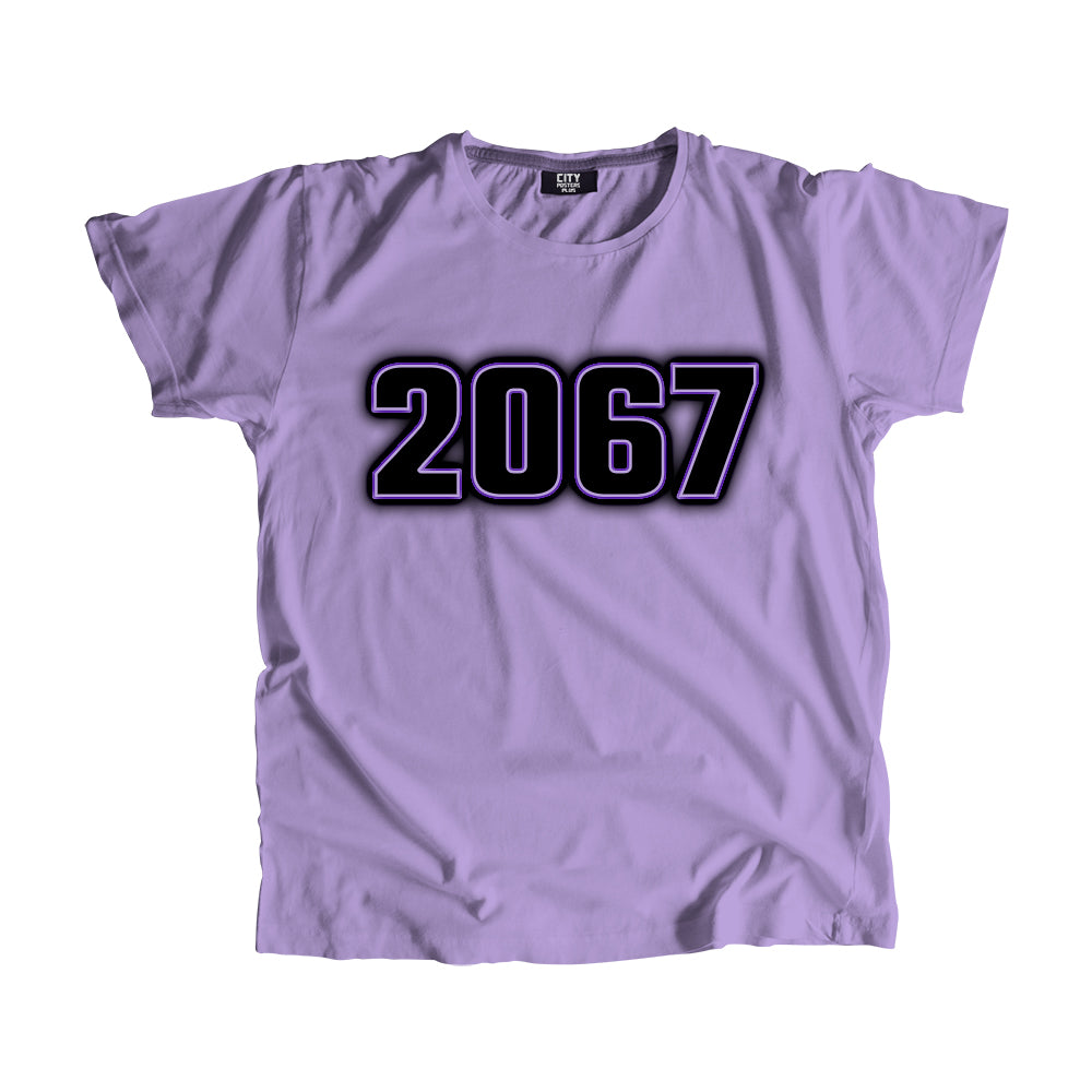 2067 Vintage Heritage Year Men Unisex T-Shirt (Iris Lavender)