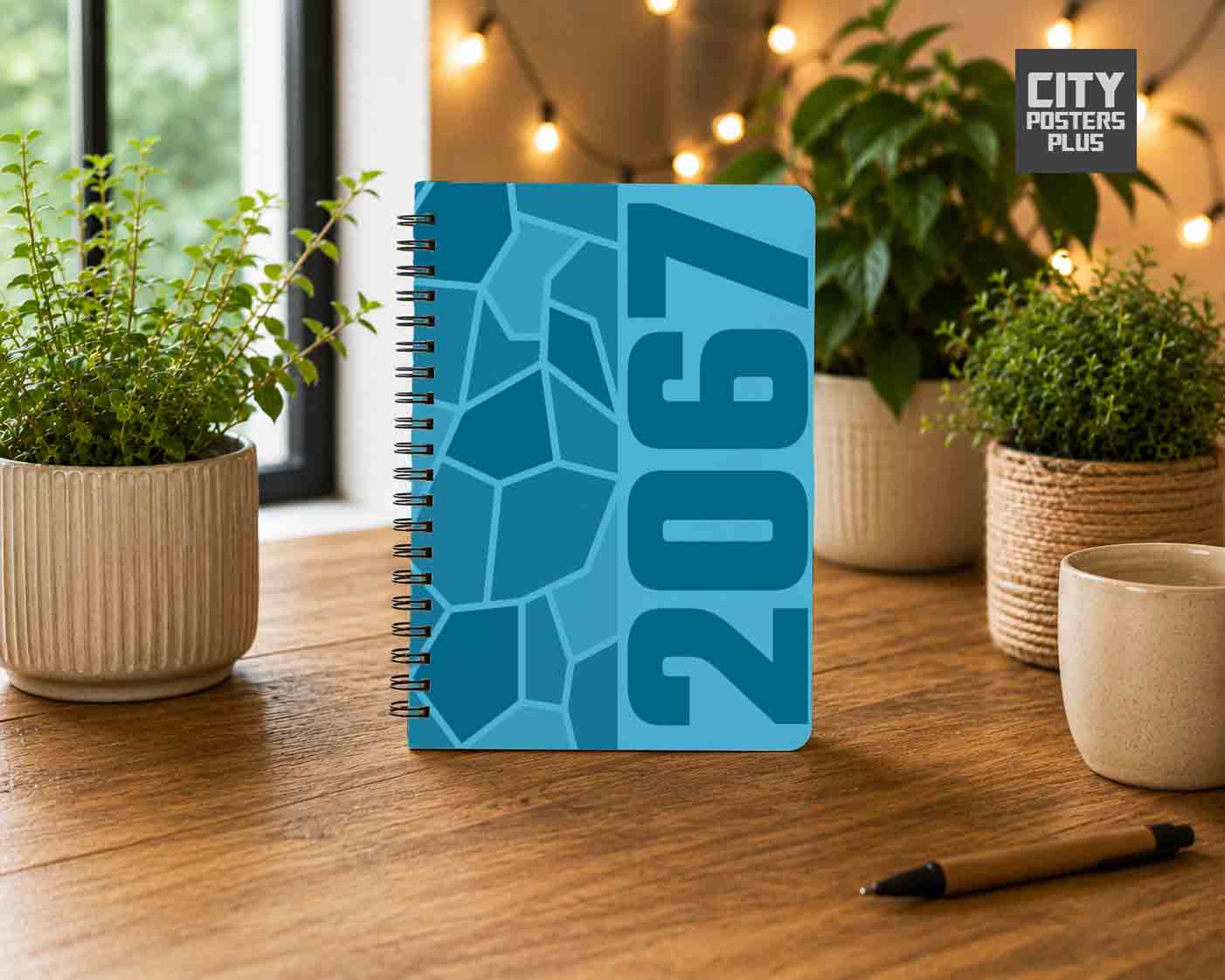 2067 Year Notebook (Sky Blue)