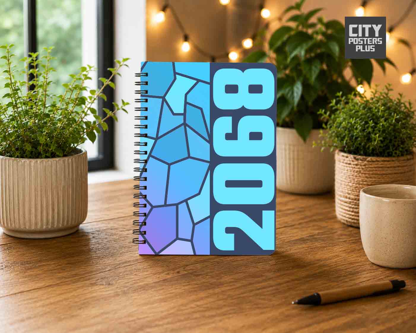 2068 Year Notebook (Navy Blue)