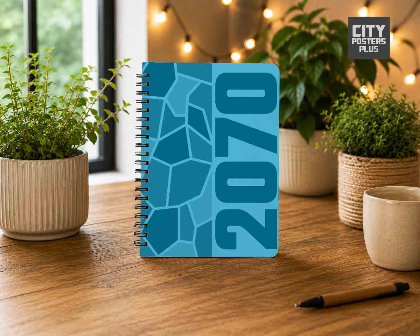 2070 Year Notebook (Sky Blue)