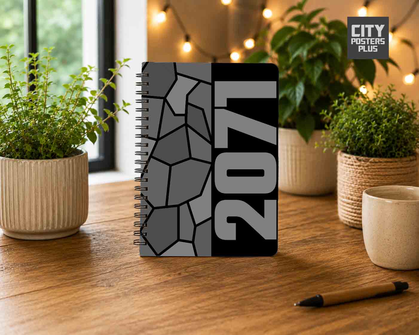 2071 Year Notebook (Black)