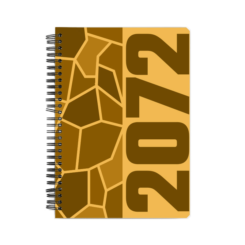 2072 Year Notebook (Golden Yellow)
