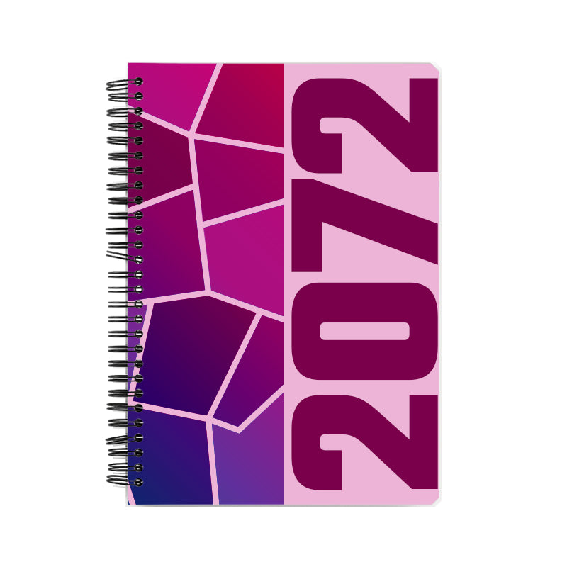 2072 Year Notebook (Light Pink)