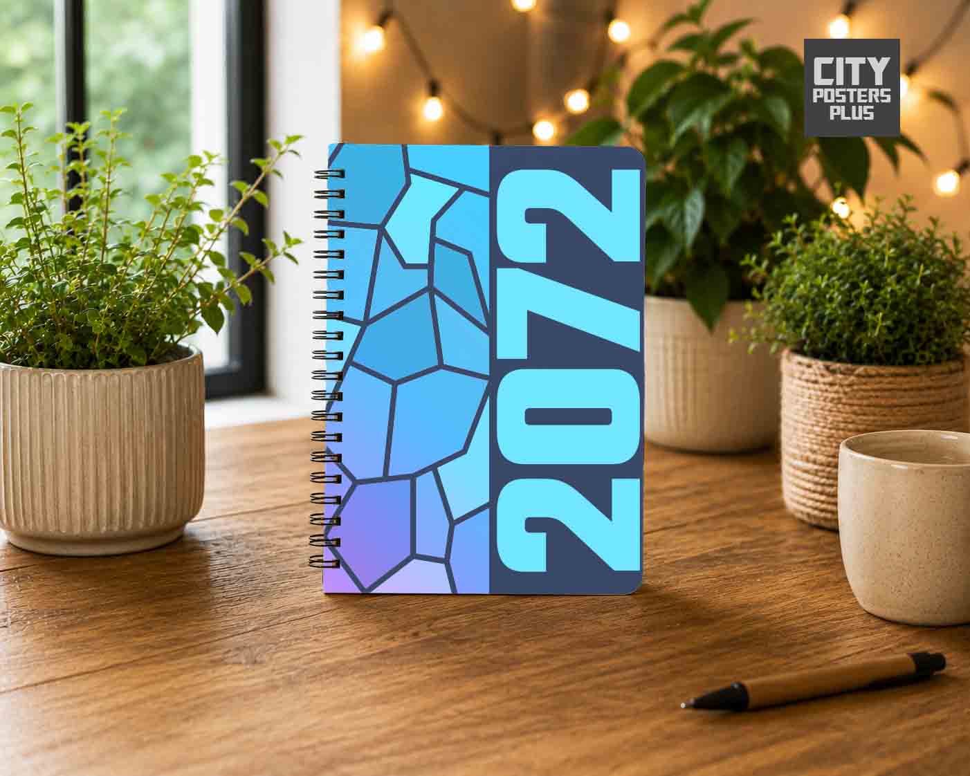 2072 Year Notebook (Navy Blue)