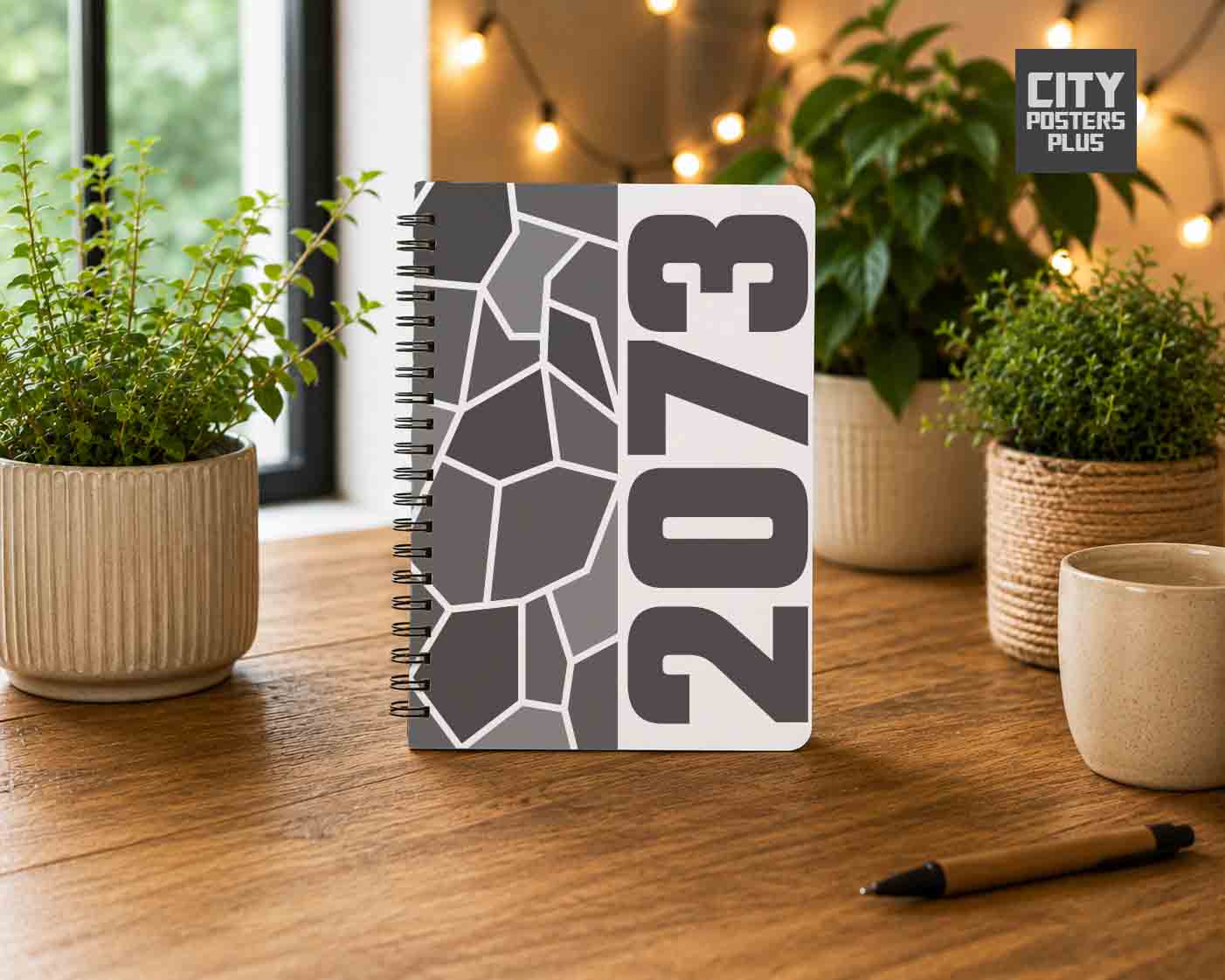 2073 Year Notebook (White)