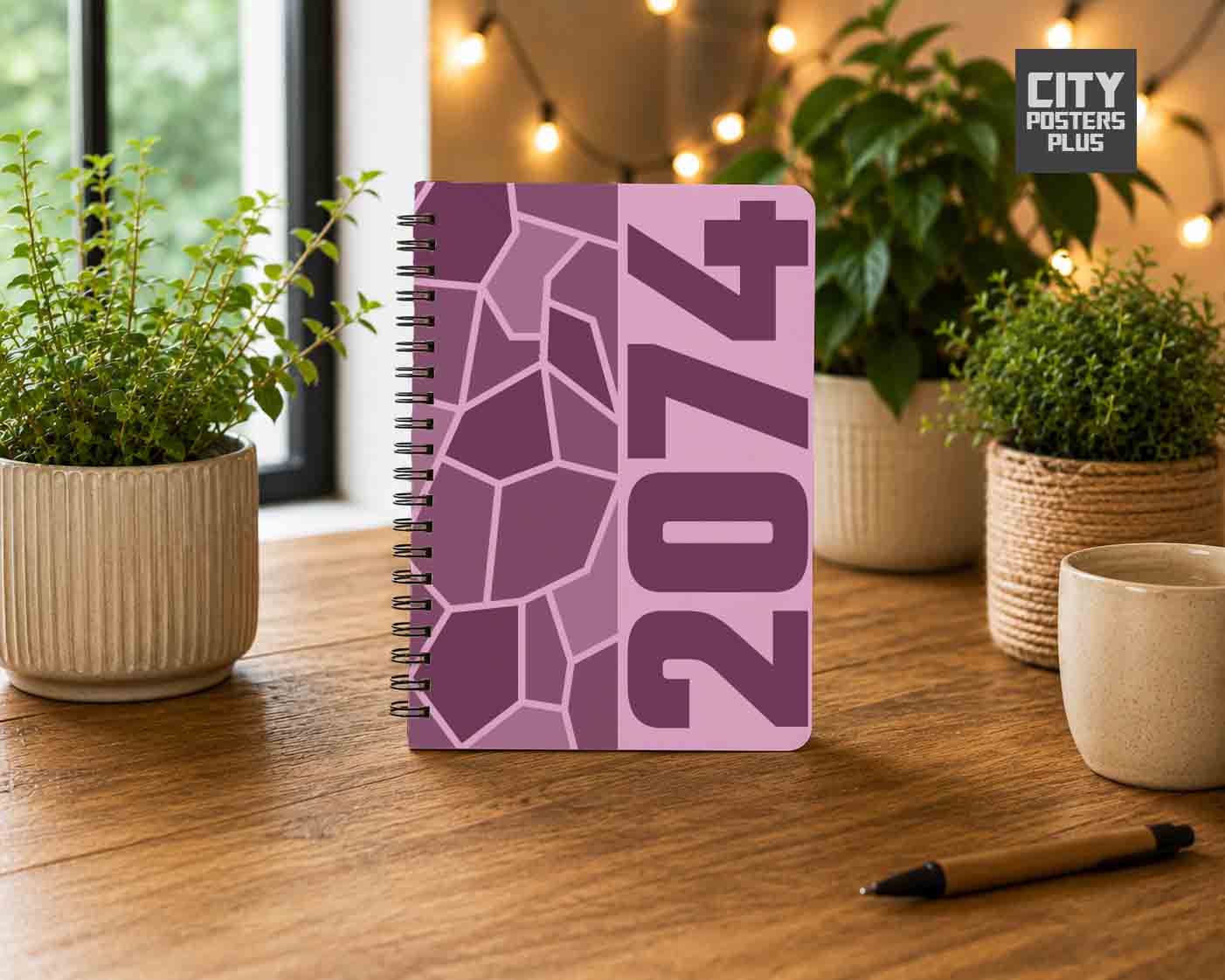 2074 Year Notebook (Light Pink)