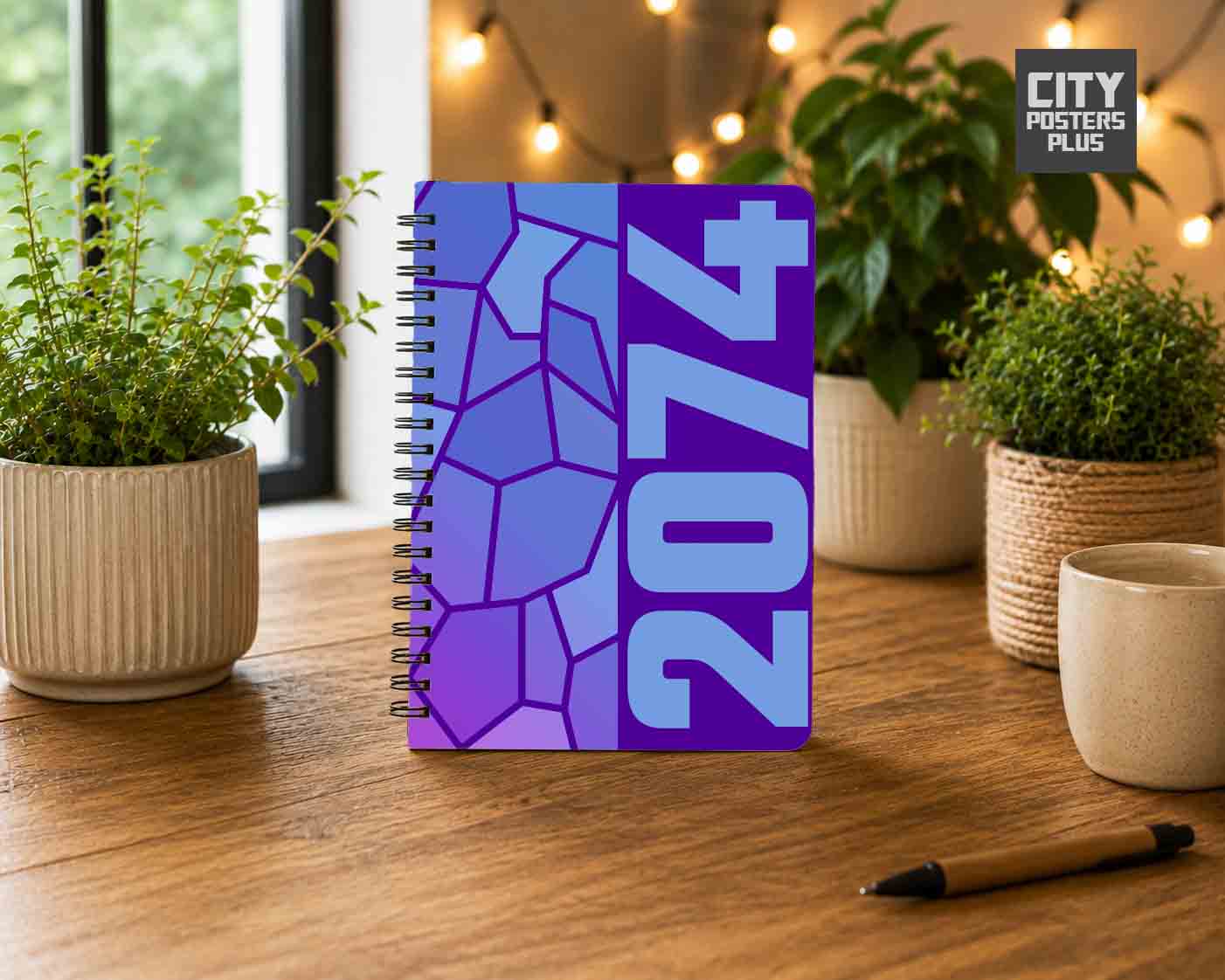 2074 Year Notebook (Purple)