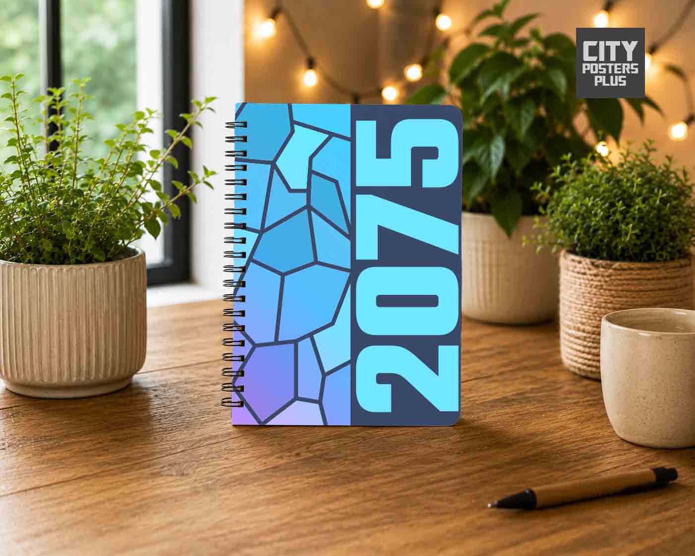2075 Year Notebook (Navy Blue)