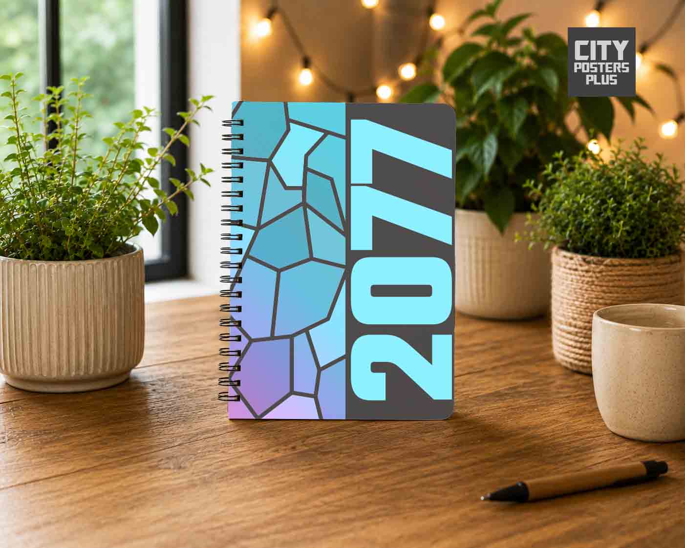 2077 Year Notebook (Charcoal Grey)