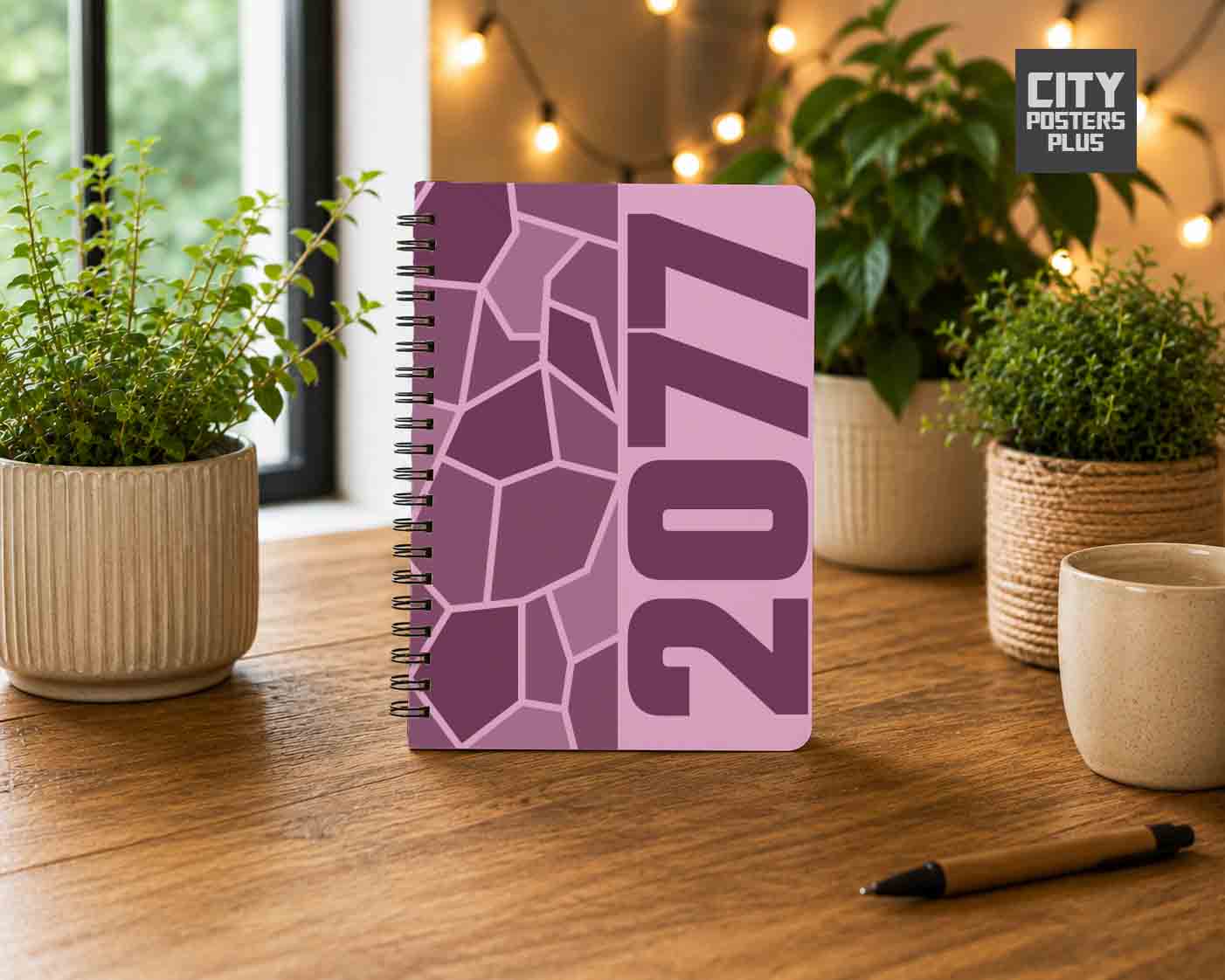 2077 Year Notebook (Light Pink)