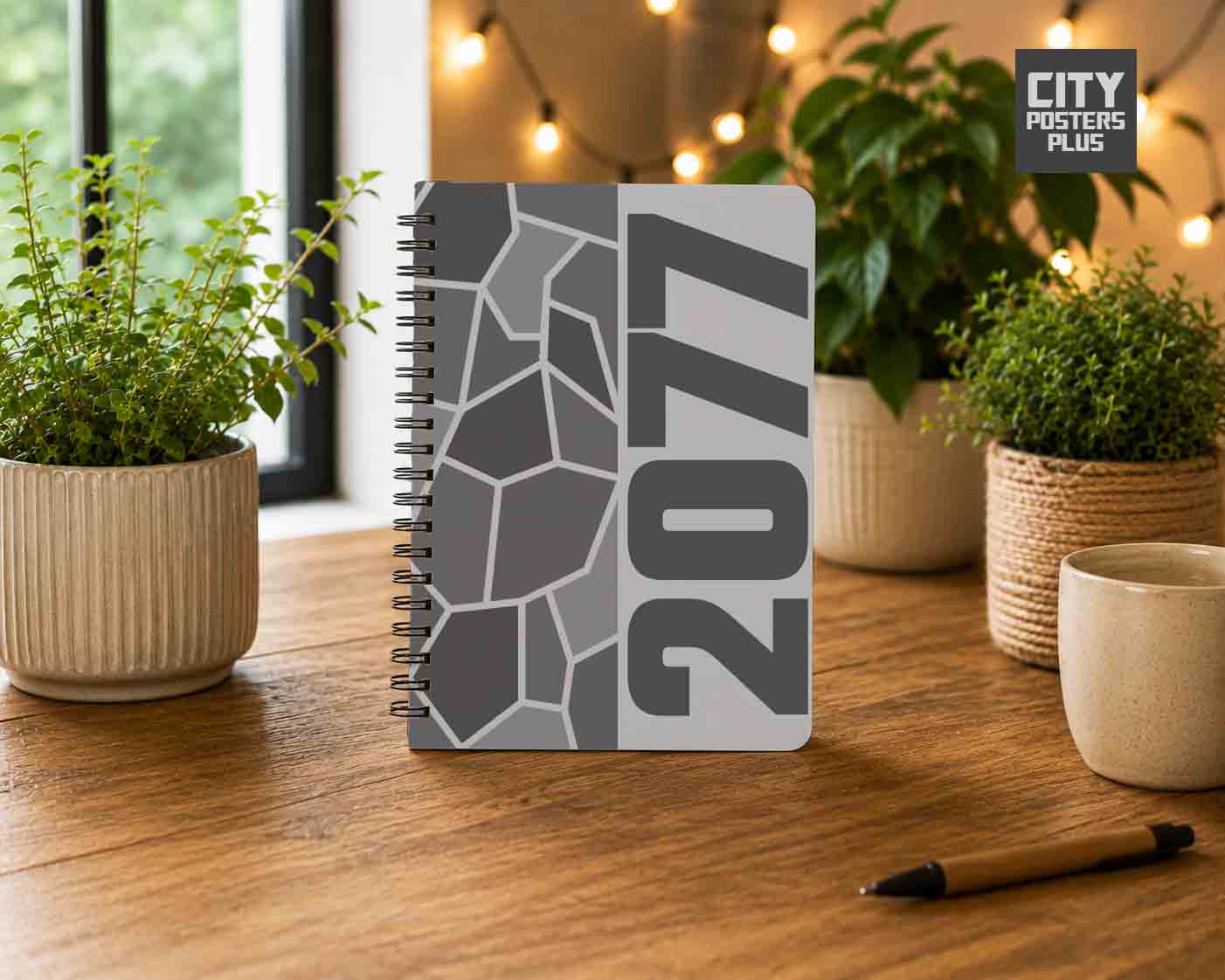 2077 Year Notebook (Melange Grey)