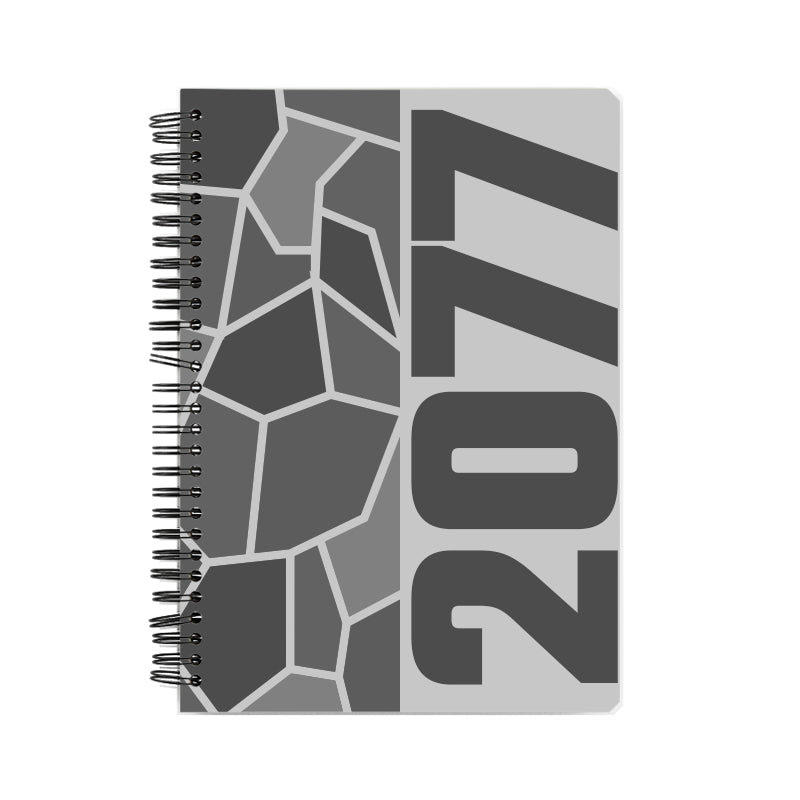2077 Year Notebook (Melange Grey)