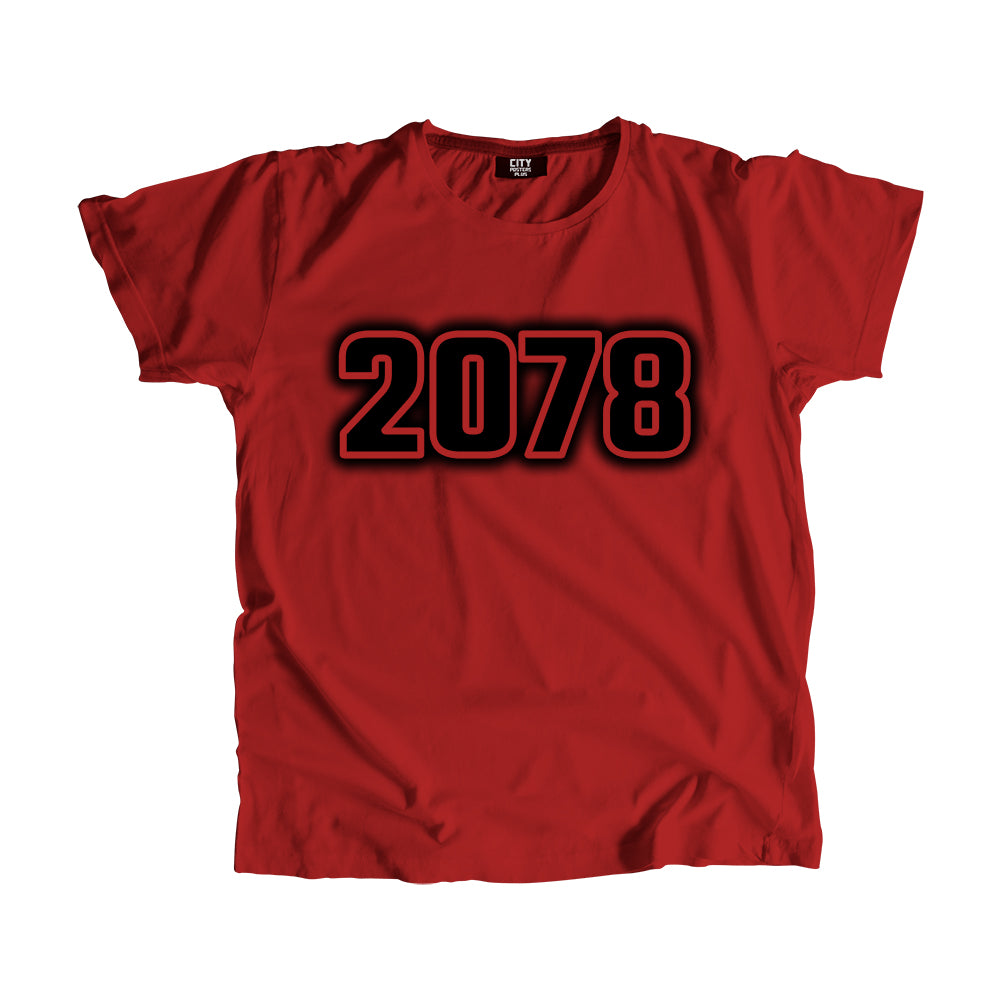 2078 Vintage Heritage Year Men Unisex T-Shirt (Red)