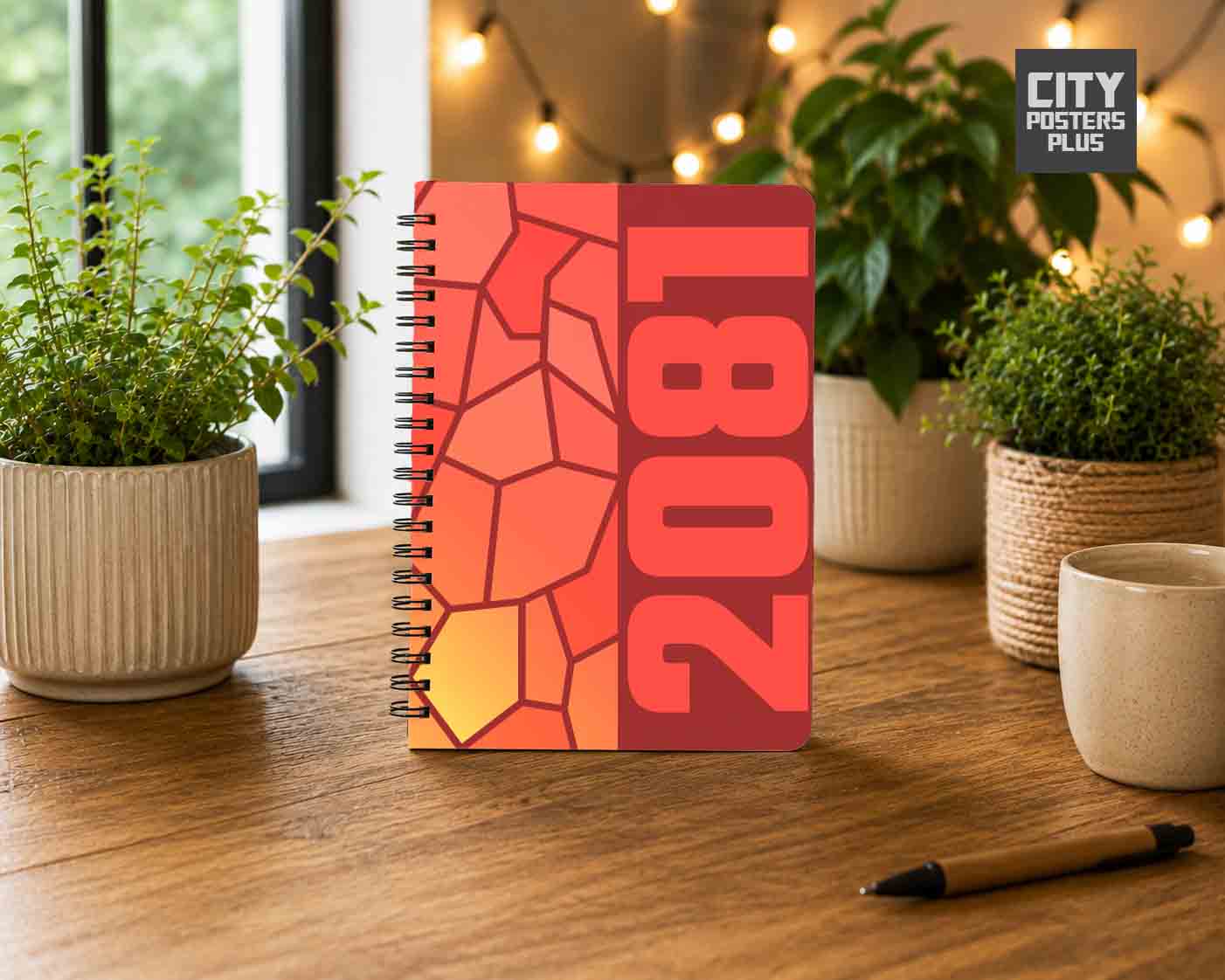 2081 Year Notebook (Red)