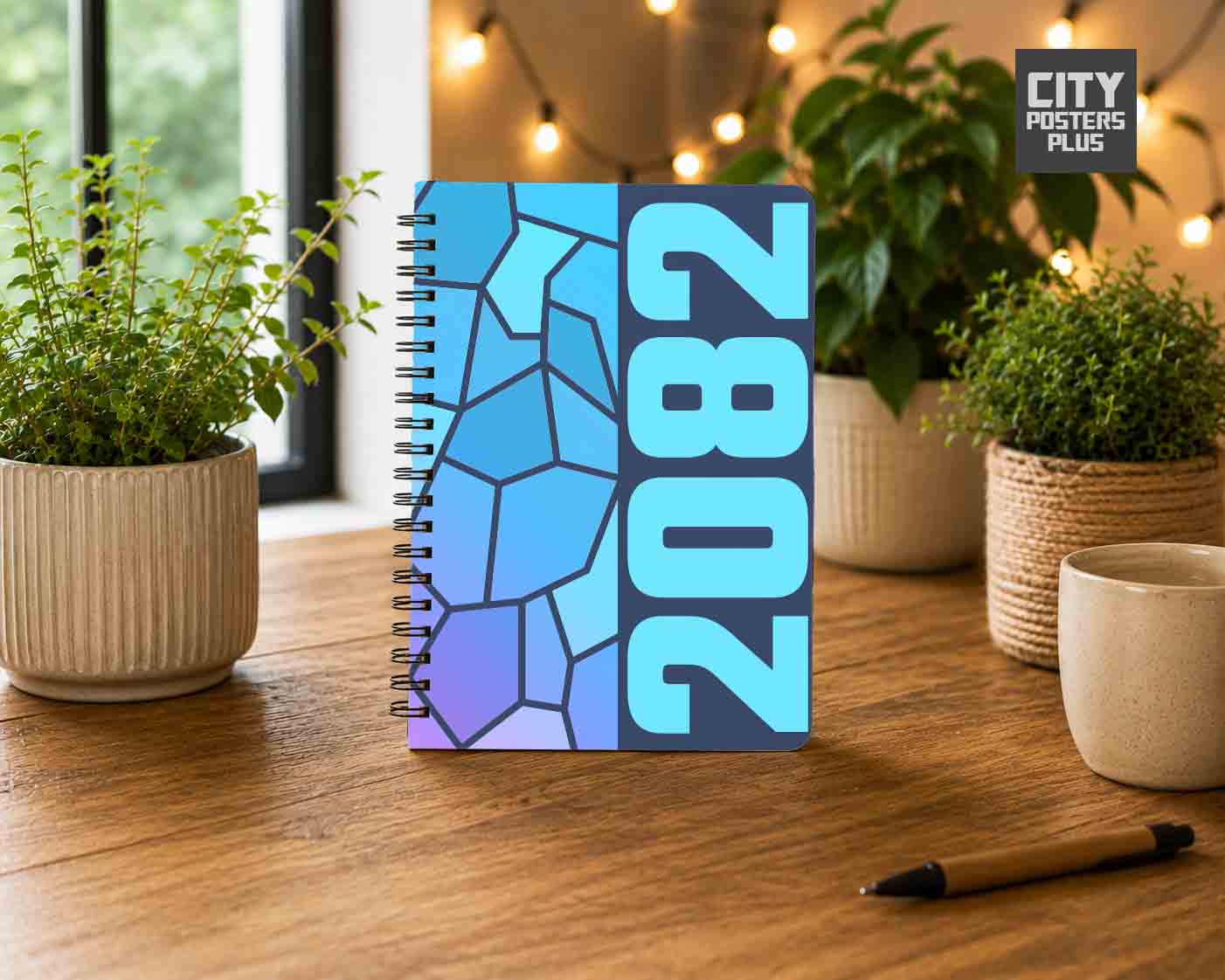 2082 Year Notebook (Navy Blue)