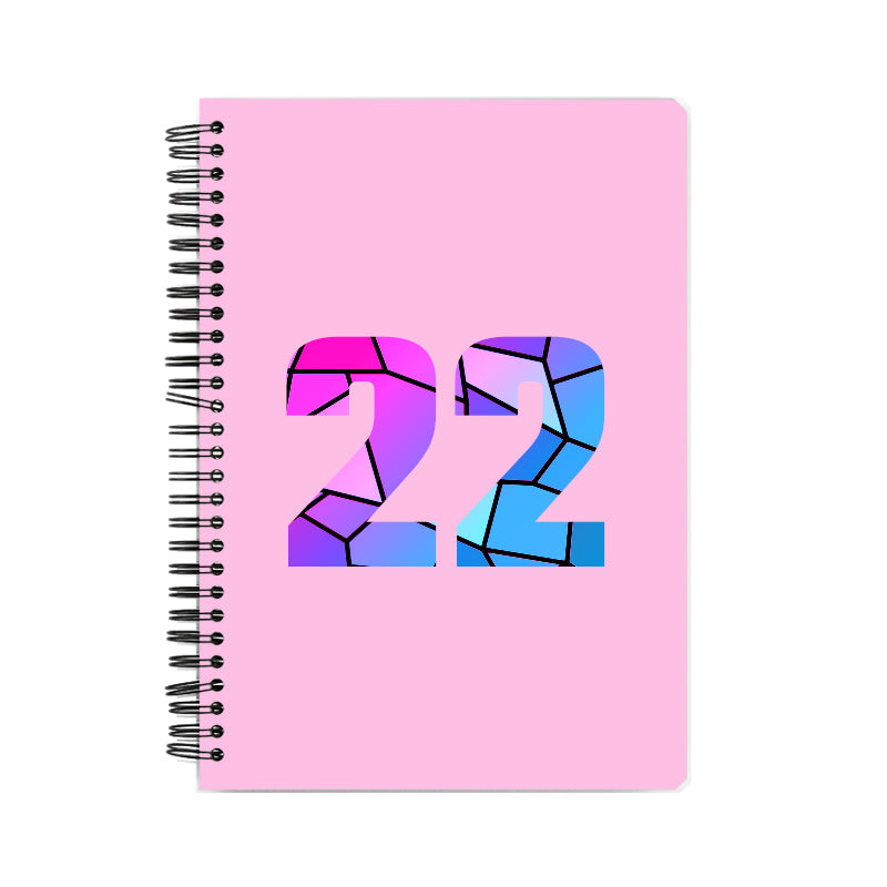 Notebook Plus One 22 Number Spiral Notebook (Light Pink)