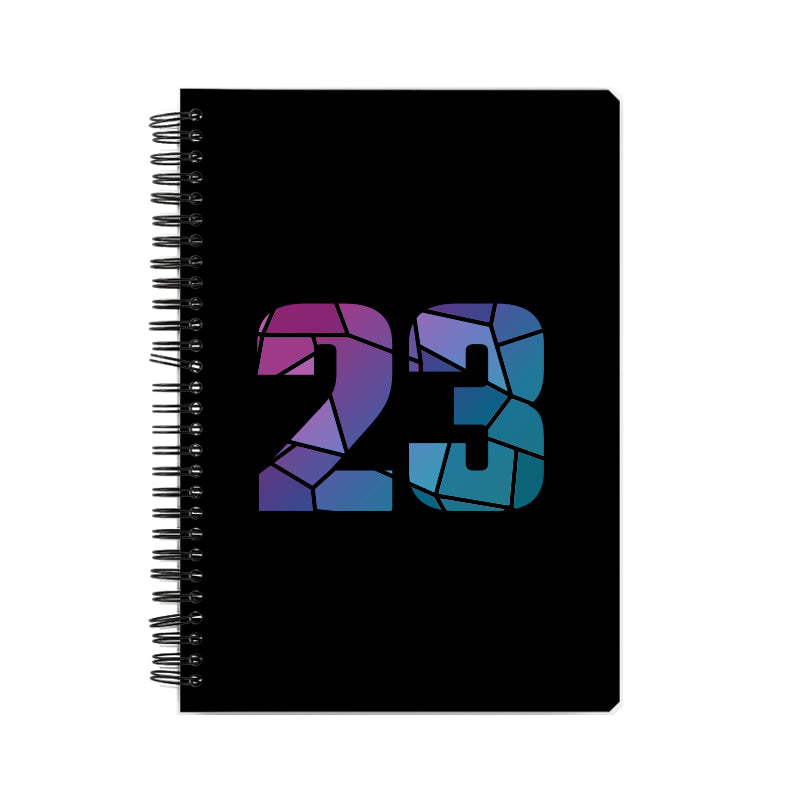 Notebook Plus One 23 Number Spiral Notebook (Black)