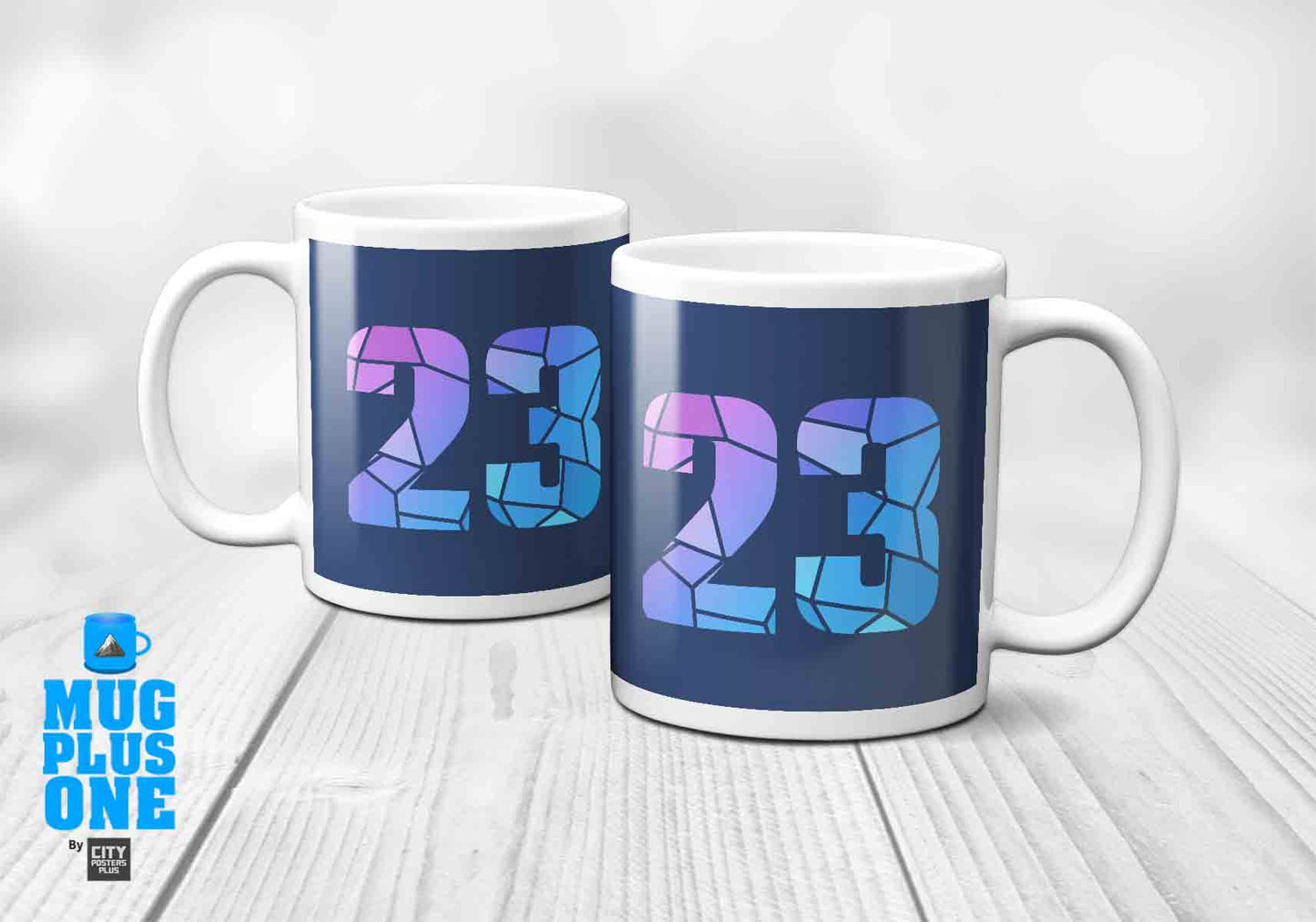 23 Number Mug (Navy Blue)